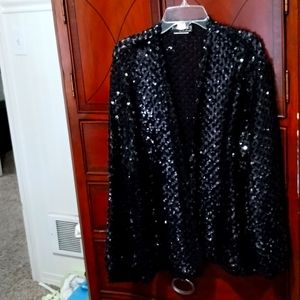 NWOT Toppettes By A Brod Sequence Blazer Large
